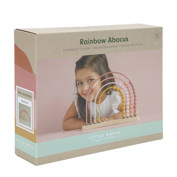 Little Dutch - Regenboog Telraam, Houten speelgoed, Little Dutch, Keekabuu