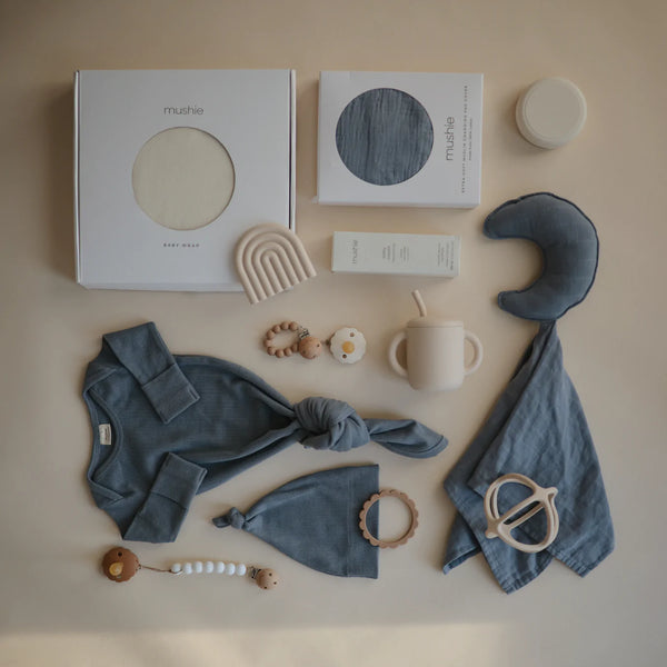 Mushie - Geboorte Muts - Baby Beanie Ribbed, Babymutsjes, Mushie, Keekabuu