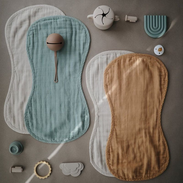 Mushie - Spuugdoeken  (Set van 2), Spuugdoeken, Mushie, Keekabuu