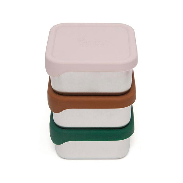Petit Monkey - Lunchbox RVS Mae Baked, Lunchboxen, Petit Monkey, Keekabuu