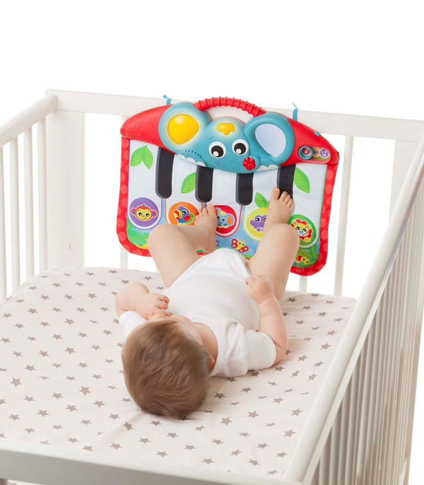 Playgro - Trappel en Speel Piano, Kinderwagen speelgoed, Playgro, Keekabuu