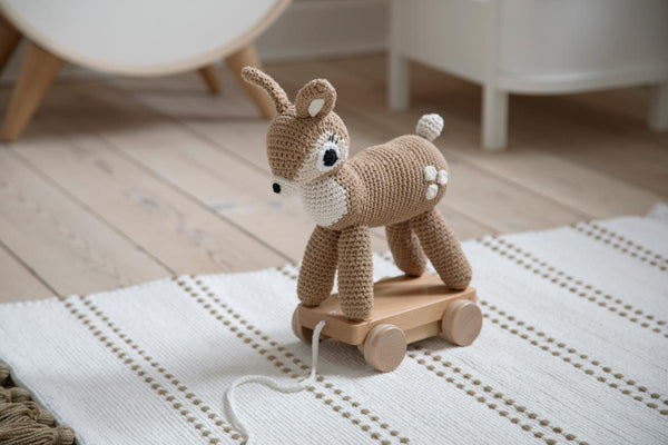 Sebra - Trekspeeltje Hertje Dixi, Duw- en trekspeelgoed, Sebra, Keekabuu