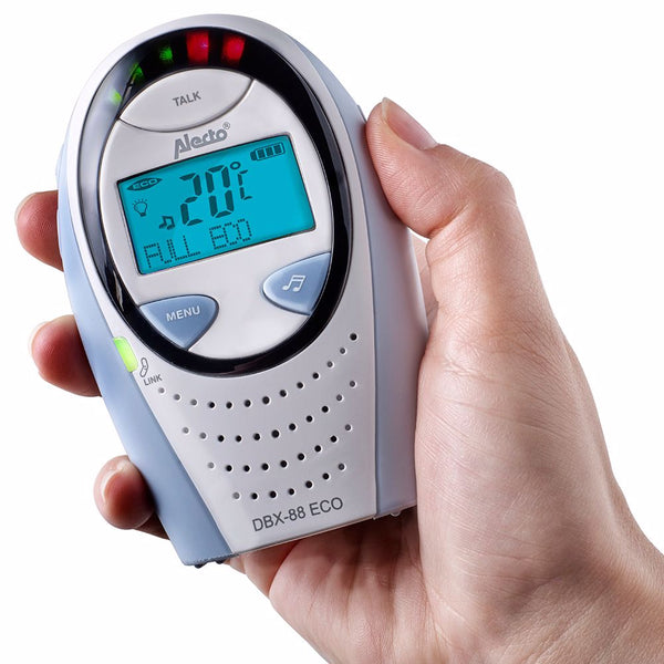 Alecto - DBX-88 Babyfoon ECO DECT 120 Kanalen | Wit/Blauw, Babyfoons, Alecto, Keekabuu