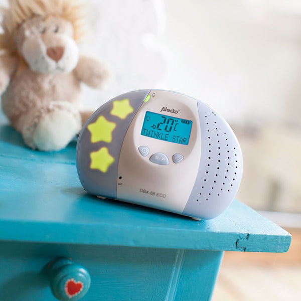 Alecto - DBX-88 Babyfoon ECO DECT 120 Kanalen | Wit/Blauw, Babyfoons, Alecto, Keekabuu