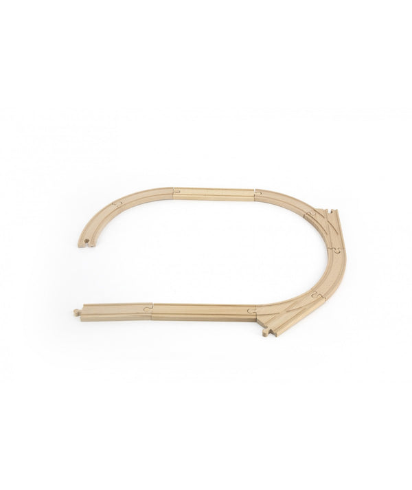 Tryco - Houten Treinset Rails Uitbreidingsset, Treinset, Tryco, Keekabuu