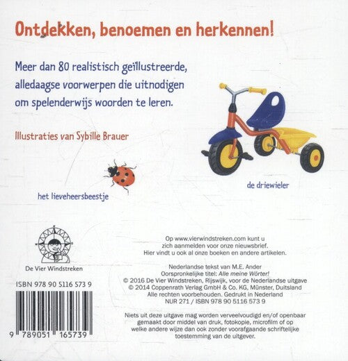 Kartonboek, Mijn eerste woorden, Peuterboeken, De Vier Windstreken, Keekabuu