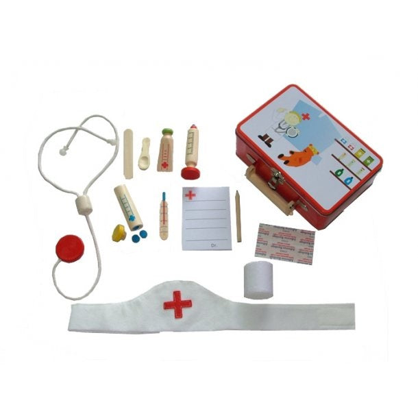 Mamamemo - Dokters Koffertje, Houten speelgoed, Mamamemo, Keekabuu