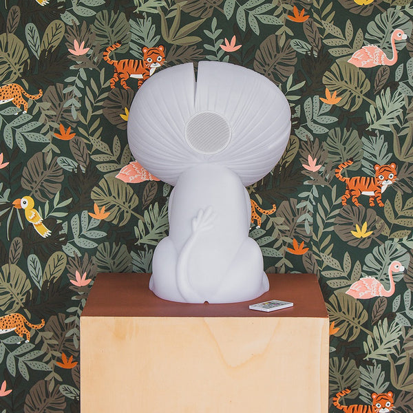 Atelier Pierre - Junior Hakuna Leeuw Xl Sfeerlamp En Speaker - Wit, Nachtlampen, Atelier Pierre, Keekabuu