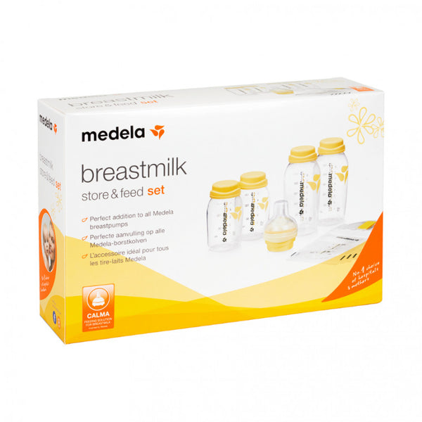 Medela - Moedermelk - Store & Feed Set, Babyflessen, Medela, Keekabuu
