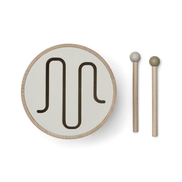 Liewood - Houten Trommel Pete, Houten speelgoed, Liewood, Keekabuu