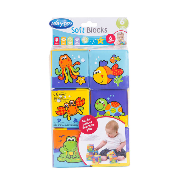 Playgro - Zachte Blokken (Water)dieren, Badspeelgoed, Playgro, Keekabuu