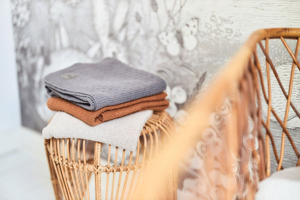 Jollein - Ledikantdeken Bliss Knit, Dekens, Jollein, Keekabuu