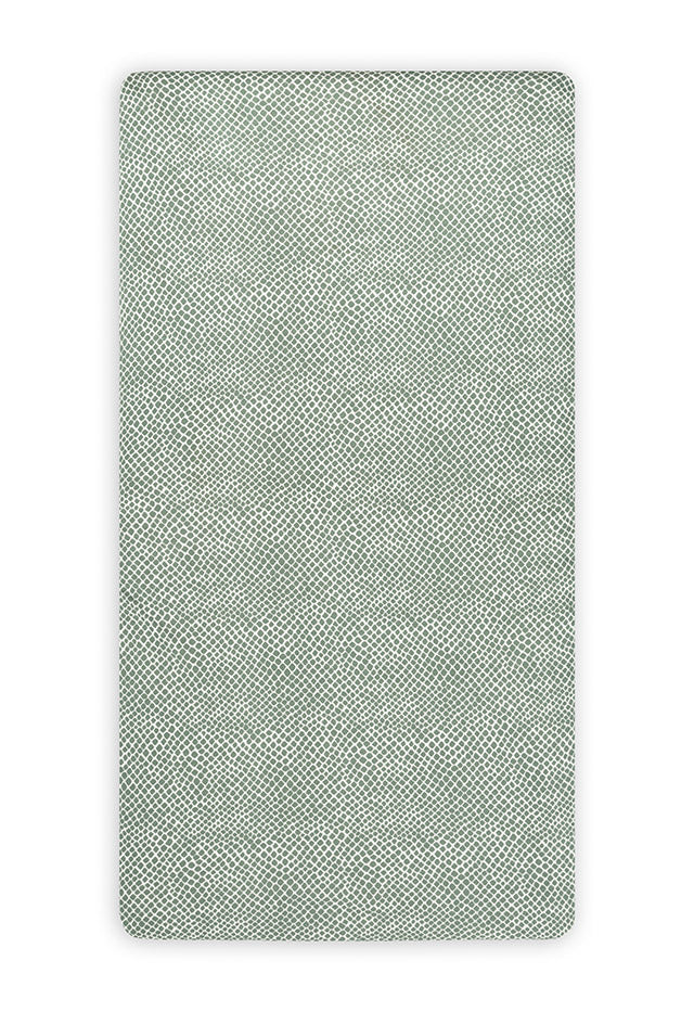 Jollein - Ledikant Hoeslaken Jersey | Snake Ash Green, Hoeslakens, Jollein, Keekabuu