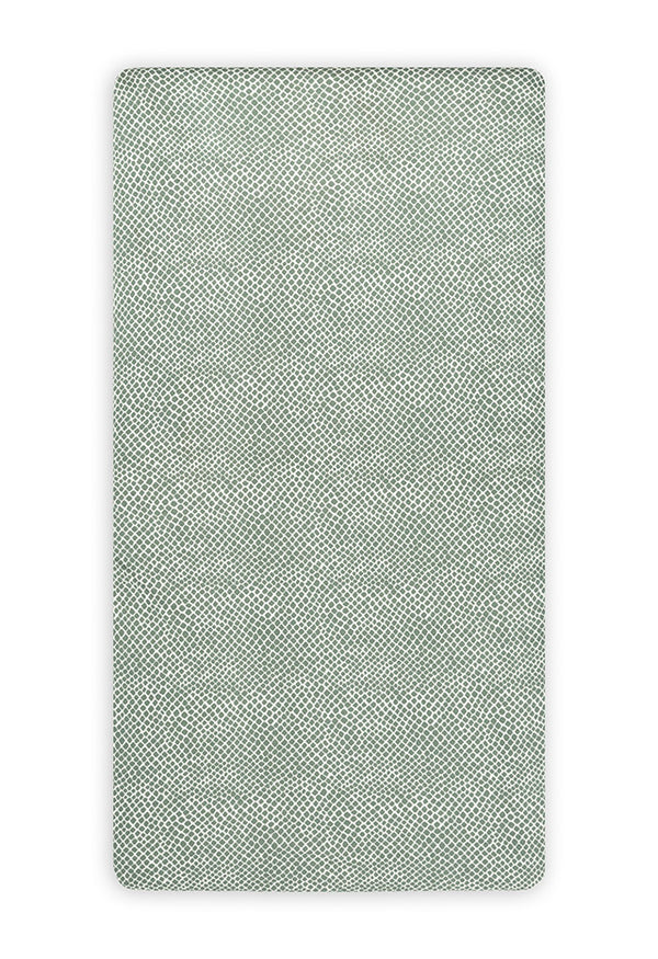 Jollein - Ledikant Hoeslaken Jersey | Snake Ash Green, Hoeslakens, Jollein, Keekabuu