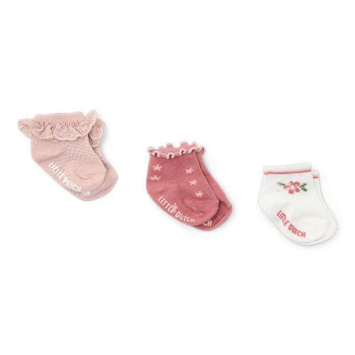 Little Dutch - Sokken 3-pack - Multi, Sokken, Little Dutch, Keekabuu