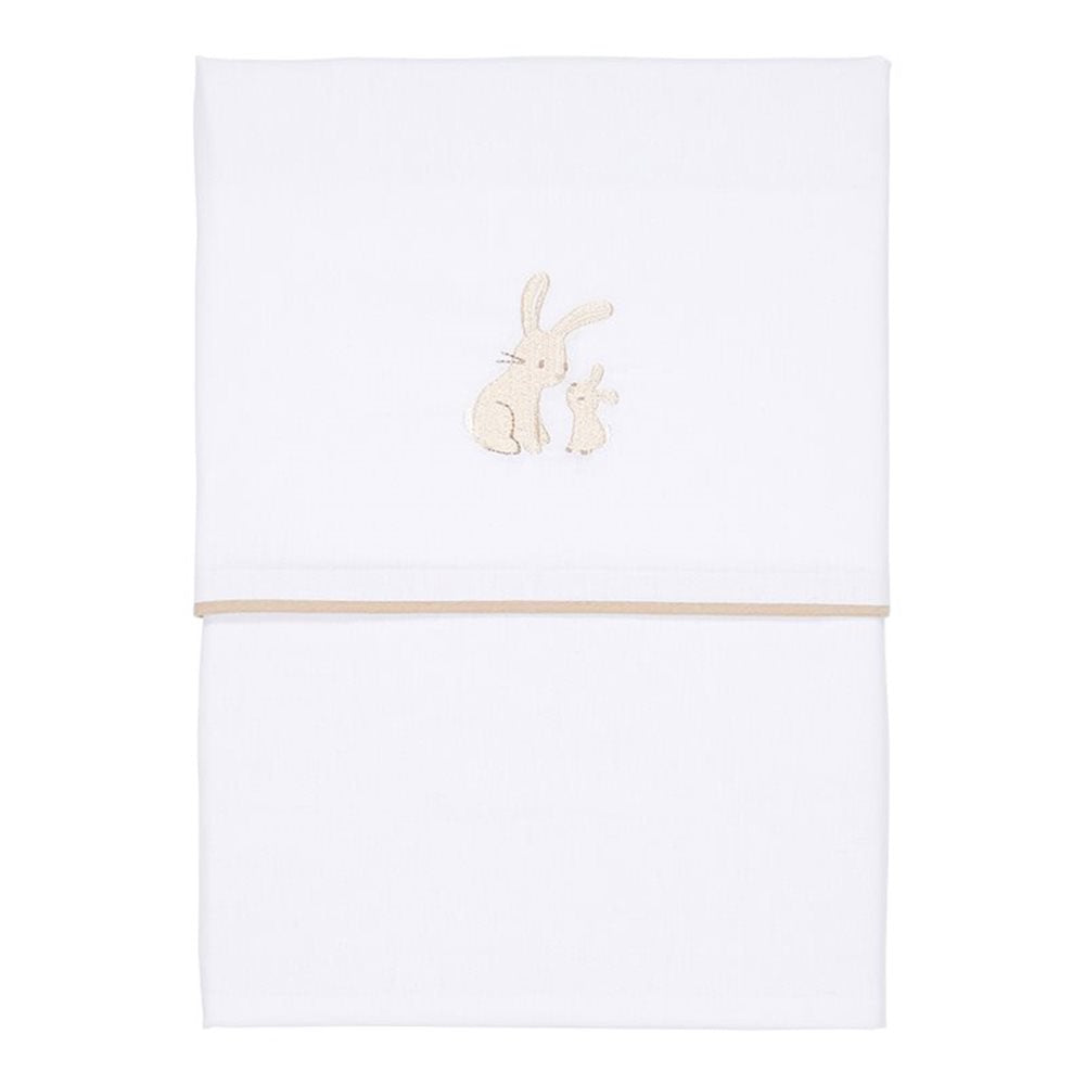 Little Dutch - Geborduurd Laken baby Bunny, Lakens, Little Dutch, Keekabuu