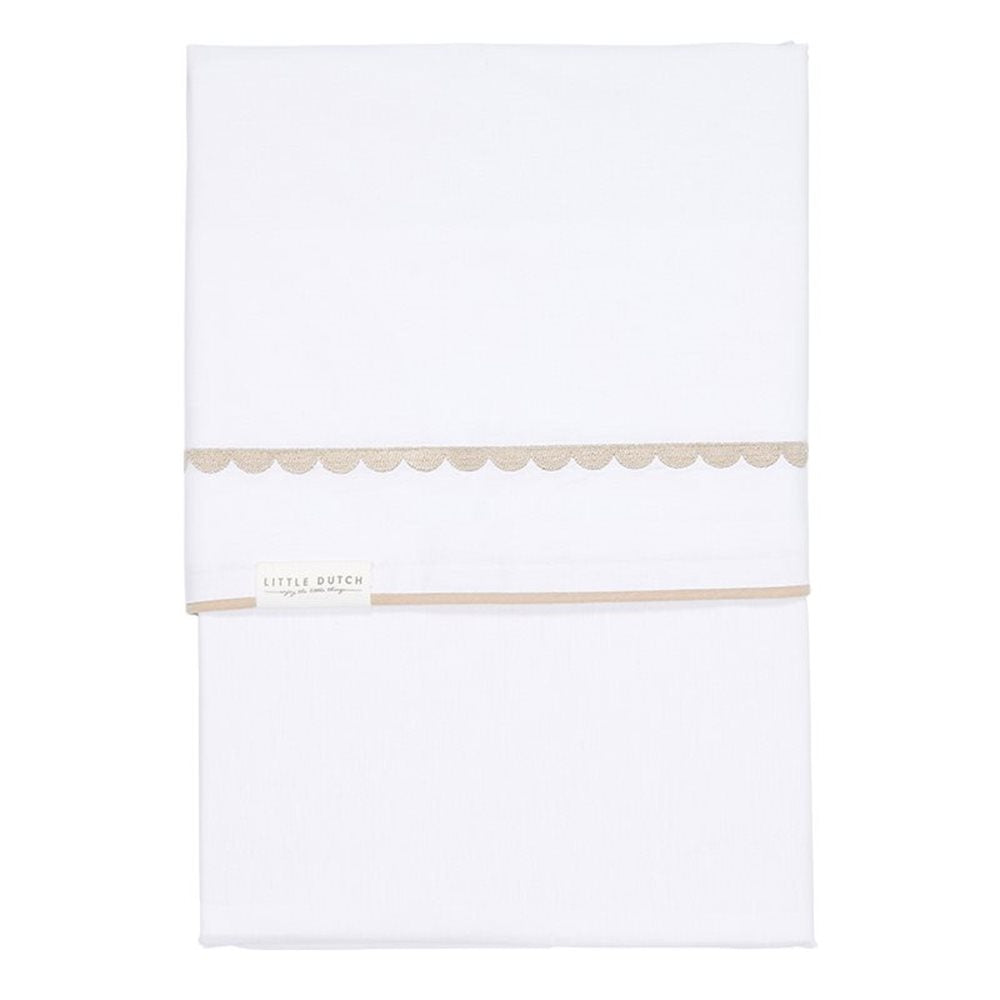 Little Dutch - Laken Beige Rounded, Lakens, Little Dutch, Keekabuu