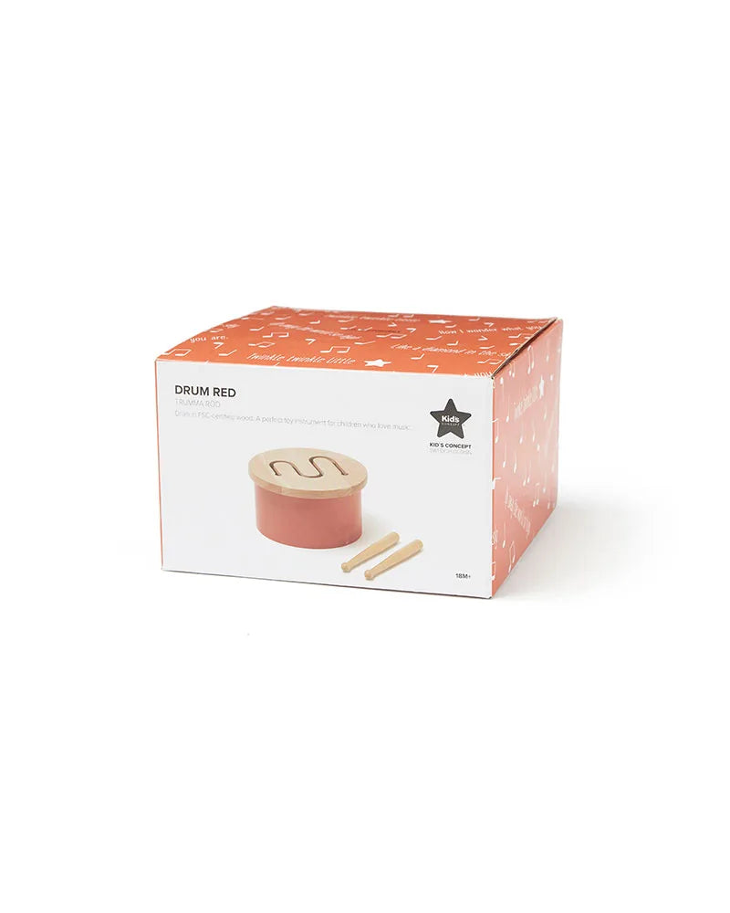 Kids Concept - Houten Trommel, Houten speelgoed, Kid's Concept, Keekabuu