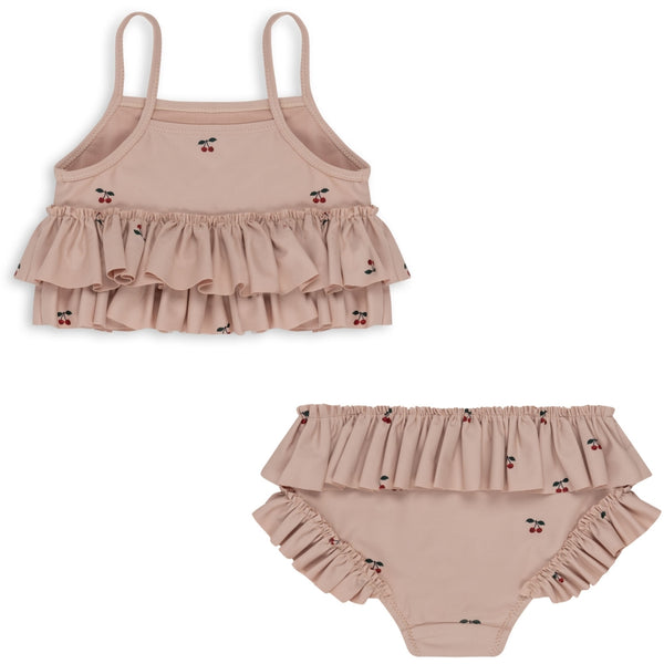 Konges Slojd - Bikini Manuca Frill - Cherry Blush (5-6 Jaar) - Keekabuu