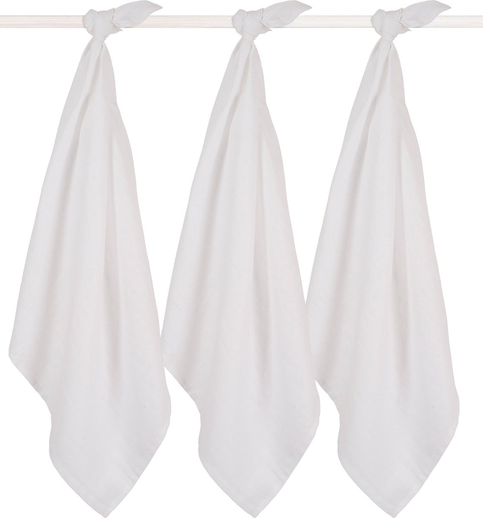 Jollein Hydrophilic cloths (70x70cm) White 3 pack