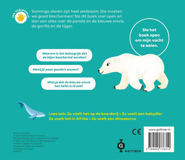 Gottmer Kinderboeken - Zo voelt een zeldzaam dier, Babyboeken, Gottmer, Keekabuu