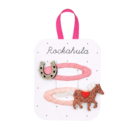 Rockahula - Haarclipjes Lucky Pony - Set van 2, Haaraccessoires, Rockahula, Keekabuu