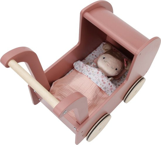 Little Dutch - Houten Poppenwagen met Pop, Poppenwagens, Little Dutch, Keekabuu