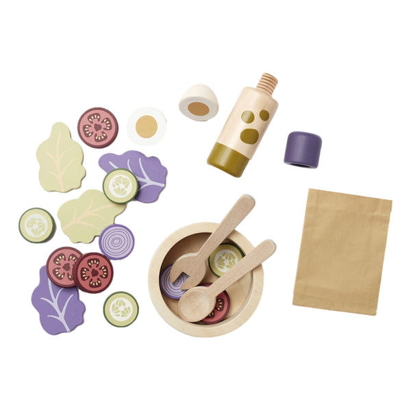 Kids Concept - Salade Set, Rollenspel, Kid's Concept, Keekabuu