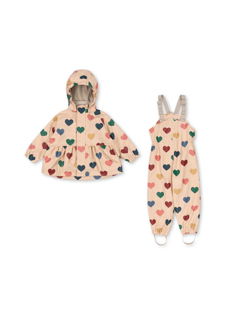 Konges Slojd - Raincoat set Rainy Palme (2-piece)