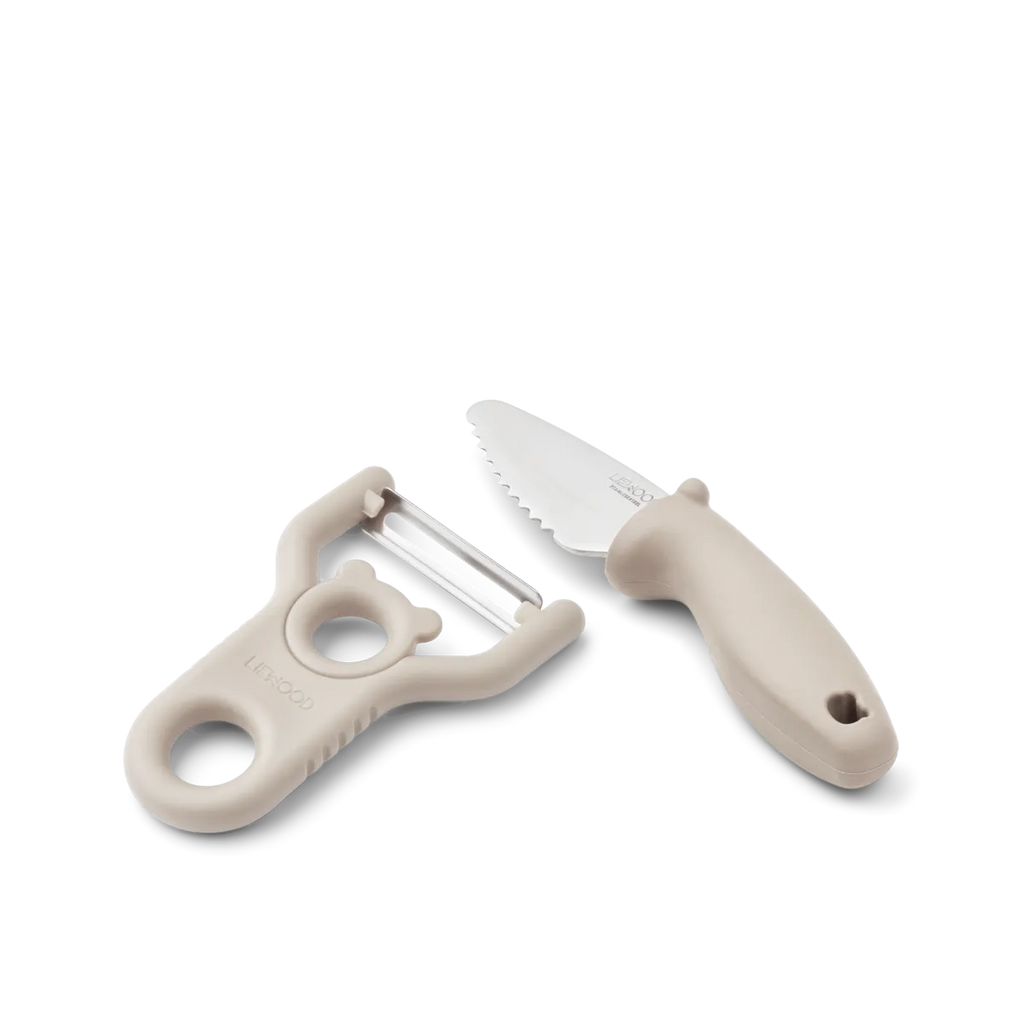 Liewood - Couteau d'office et épluche-légumes en acier inoxydable pour enfants - Pertense Peeler (copie)