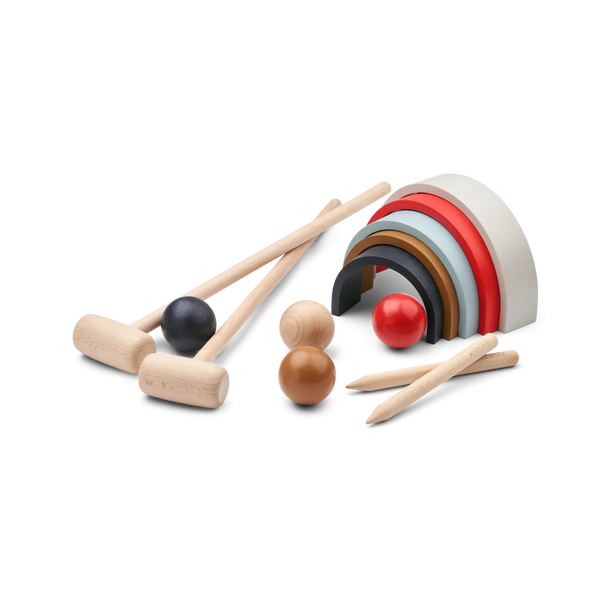 Liewood -Alen - Croquet set - Sea  Blue, Speelgoed en spellen, Liewood, Keekabuu