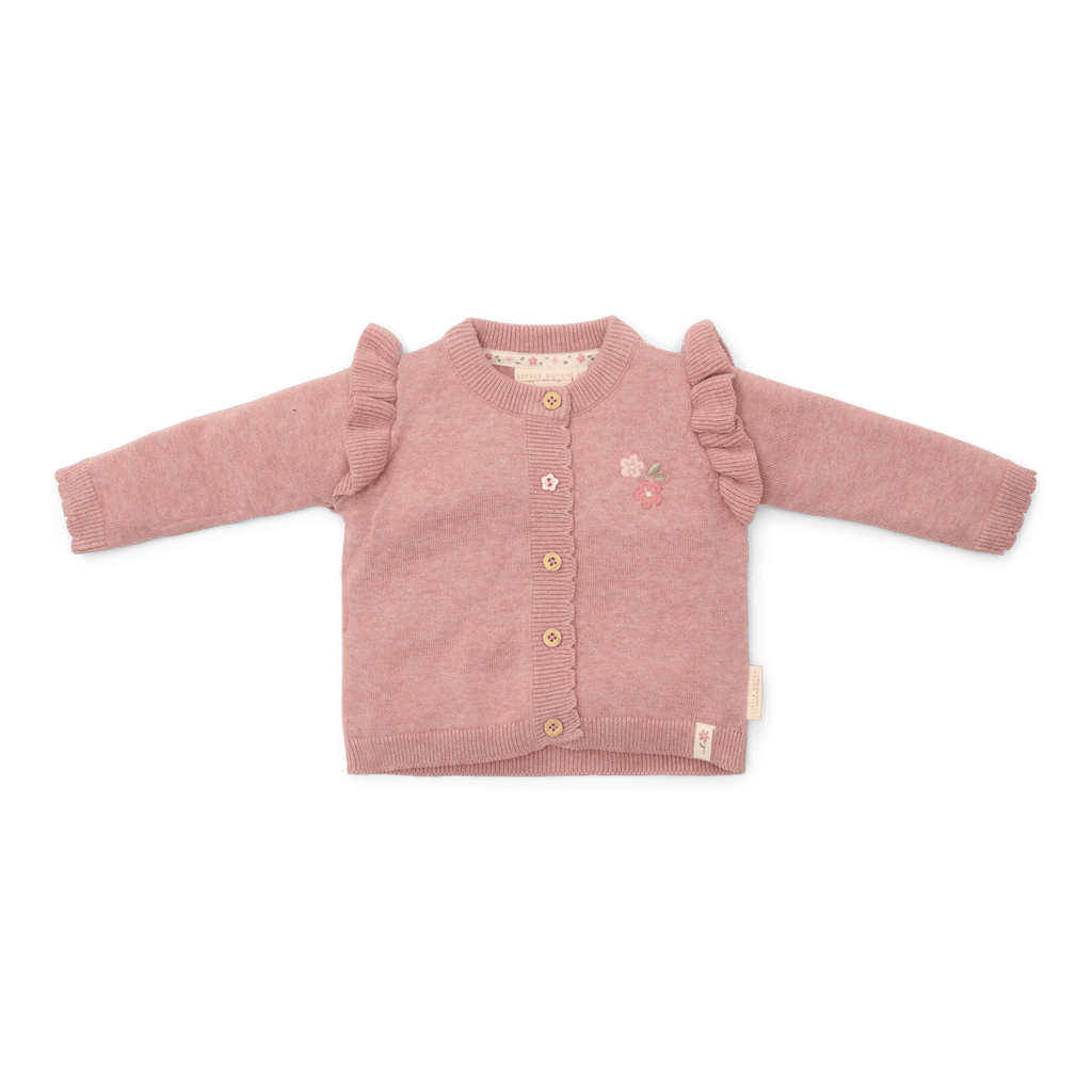 Little Dutch - Gebreid Vestje - Fairy Pink Melange