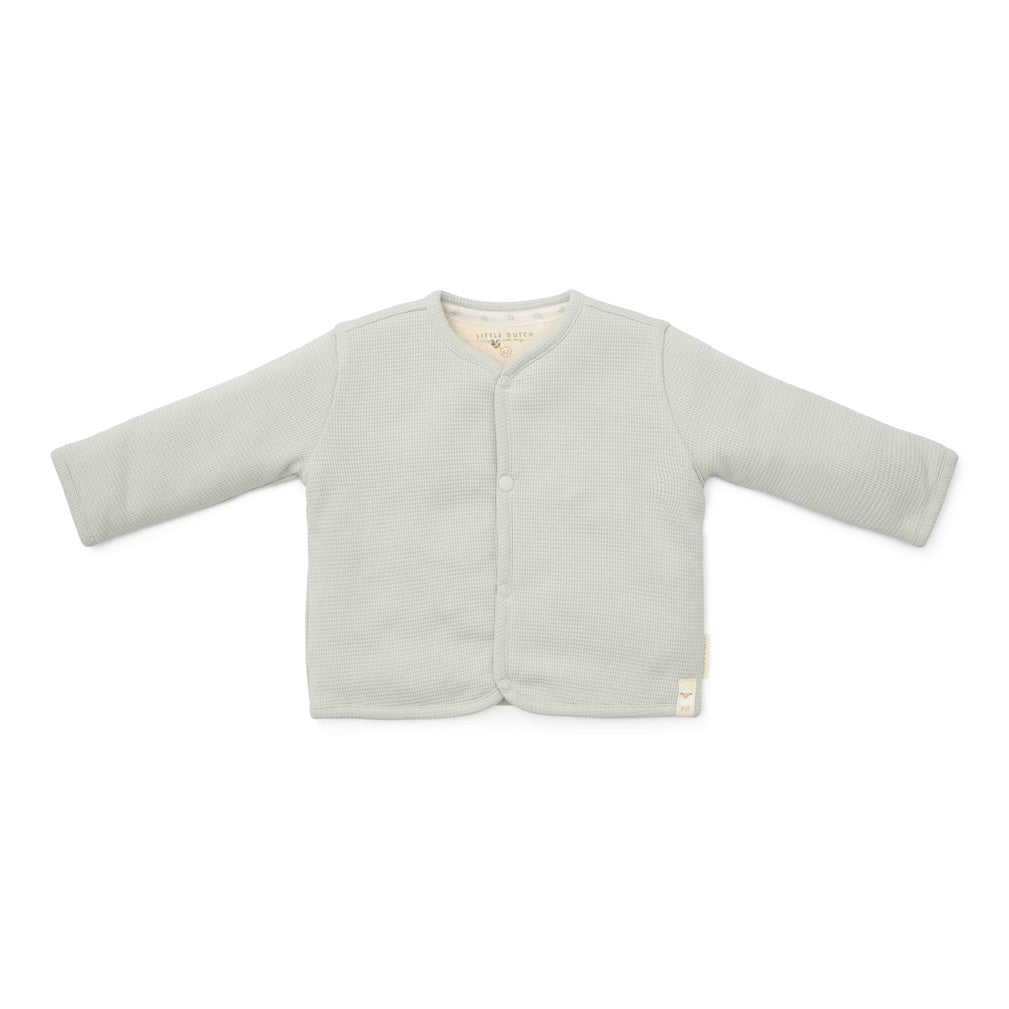 Little Dutch - Vestje Wafel - Soft Green, Vest, Little Dutch, Keekabuu