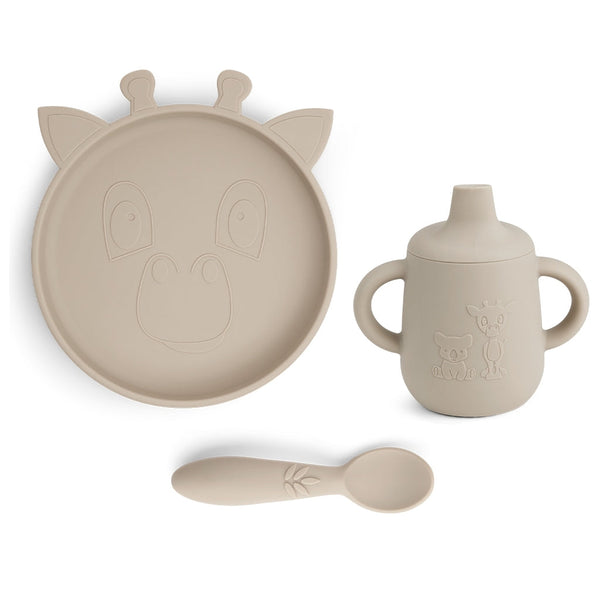 Nuuroo - silicone Serviesset Elke -  Set van 3, Kinder servies, Nuuroo, Keekabuu