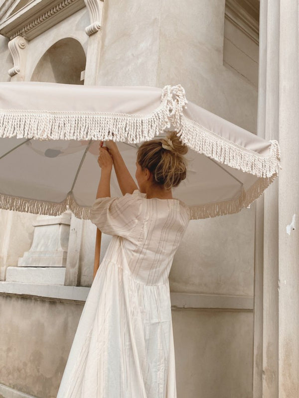 Konges Slojd - Beach Parasol Numphe, Zonnescherm, Konges Slojd, Keekabuu