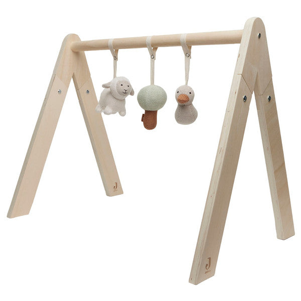 Jollein -  Speelfiguurtjes voor Babygym - exclusief houten babygym, Babygyms & speelkleden, Jollein, Keekabuu