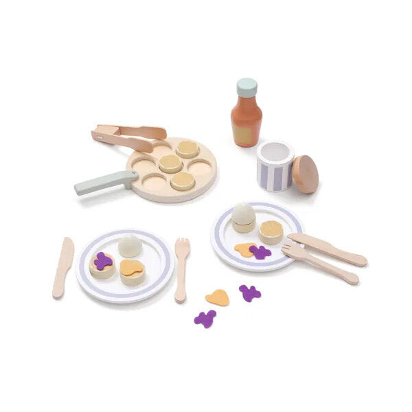 Kids Concept - Zweedse Pannenkoeken Set, Rollenspel, Kid's Concept, Keekabuu