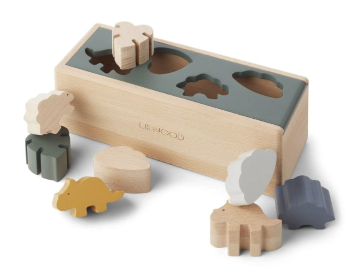 Liewood - Sorteervormen - Midas - Dino Mix, Puzzels, Liewood, Keekabuu