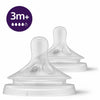 Philips Avent - Flessenspeen -Natural 3.0 - 3m+ - T4 - 2 stuks, Flessenspenen, Philips Avent, Keekabuu