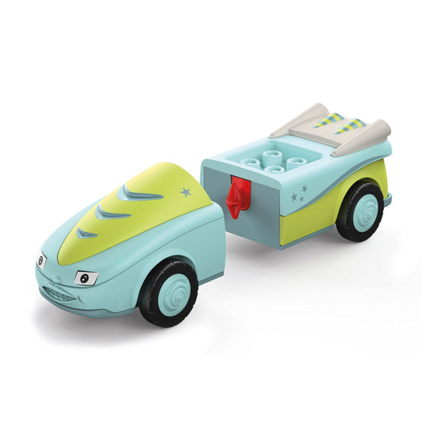 Toddys - Modulaire Speelauto en Pop - Freddy Fluxy, Activiteiten Speelgoed, Toddys, Keekabuu