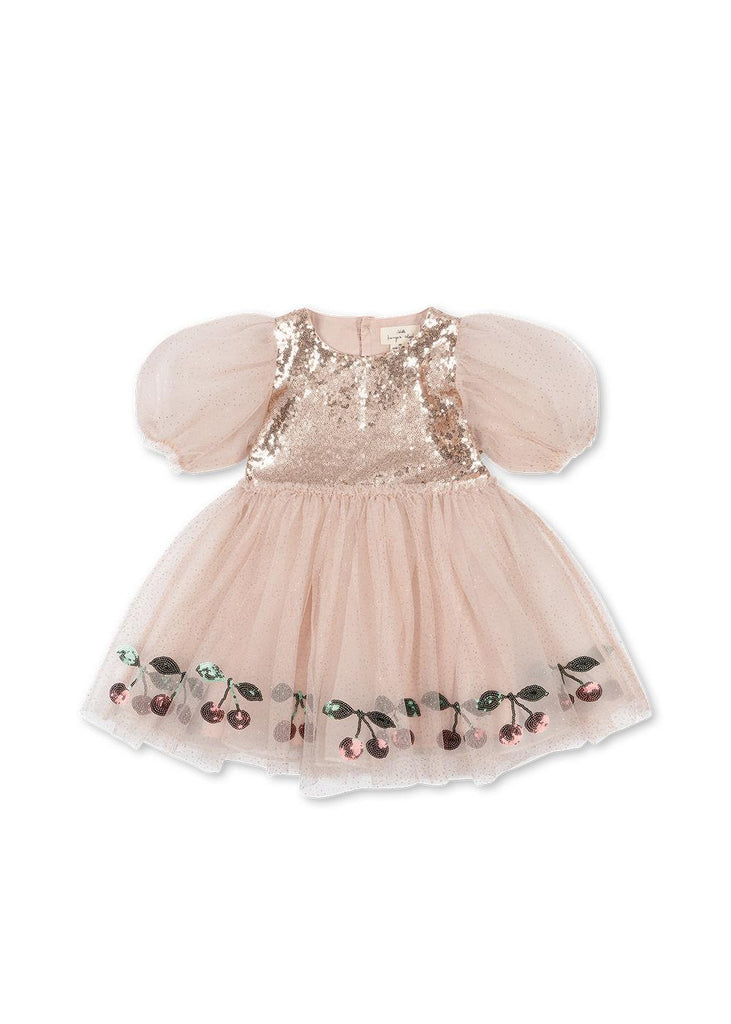 Konges Slojd - Paillettenkleid - Mei-Kleid - Gold Blush