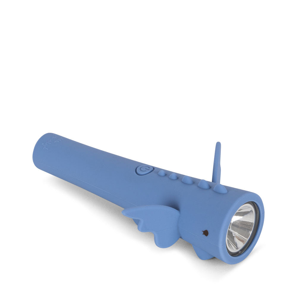 Konges Slojd - Wiederaufladbare Taschenlampe Drache - Blau