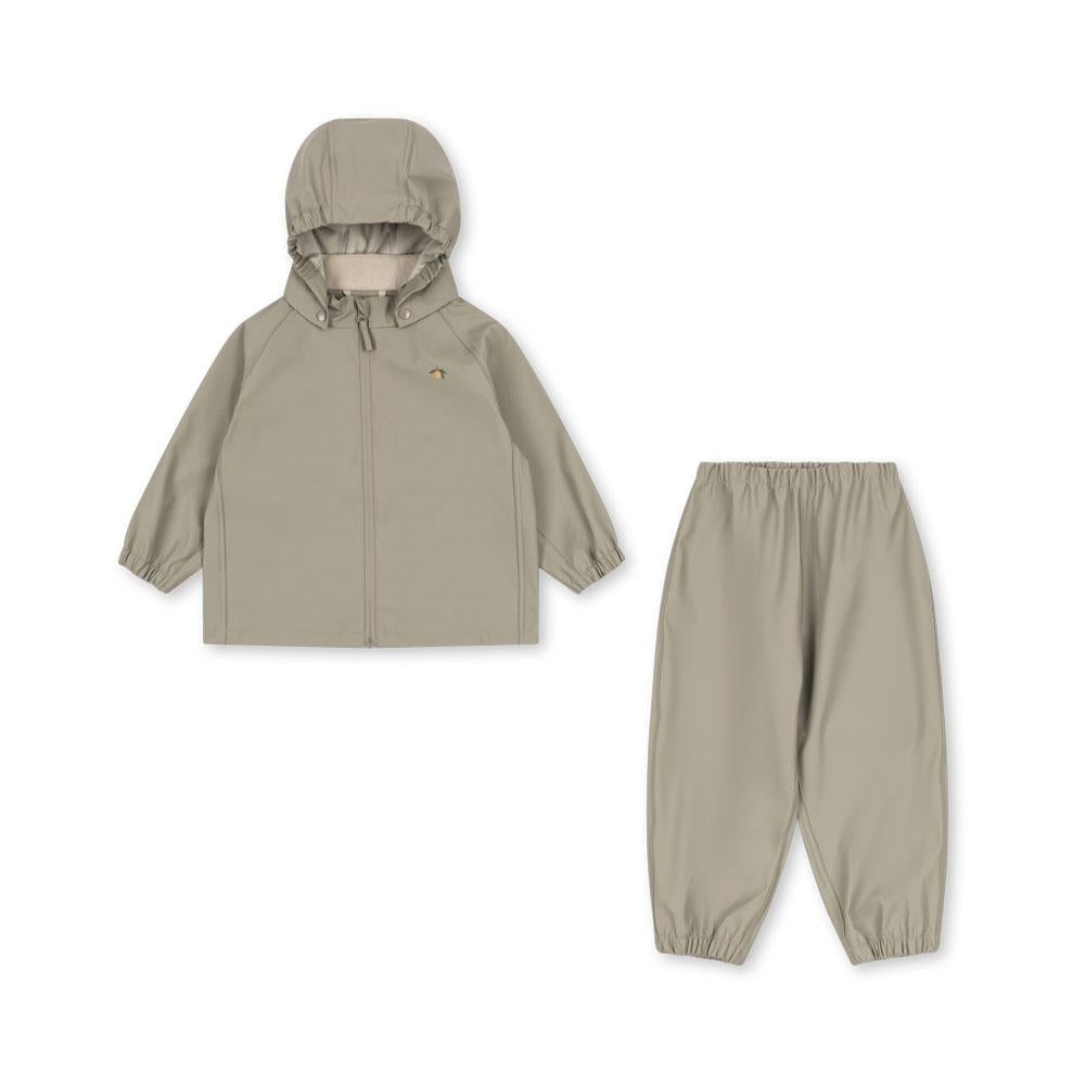 Konges Slojd - Regenmantel-Set Plainy (2-teilig)