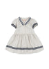 Konges Slojd - Allie Sailor jurk GOTS - Bleu stripe, Jurken, Konges Slojd, Keekabuu