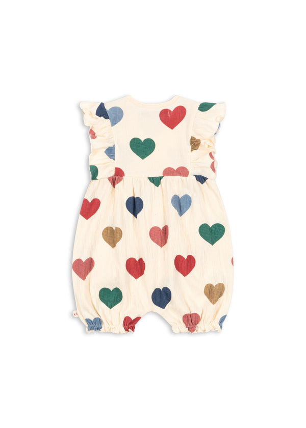 Konges Slojd - Chleo Romper GOTS – Biologisch Katoen - Bon Coeur Coloré, Rompers, Konges Slojd, Keekabuu