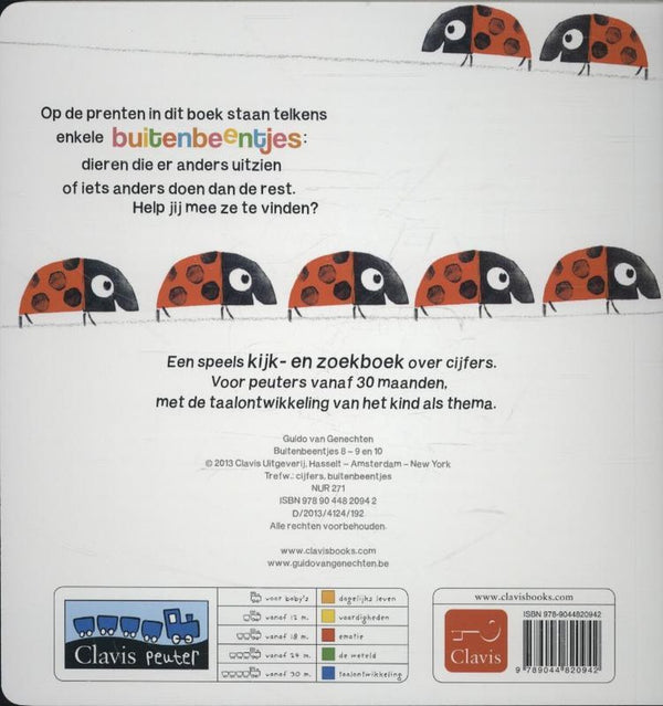 Clavis - Buitenbeentjes 8-9 en 10, Peuterboeken, Clavis, Keekabuu