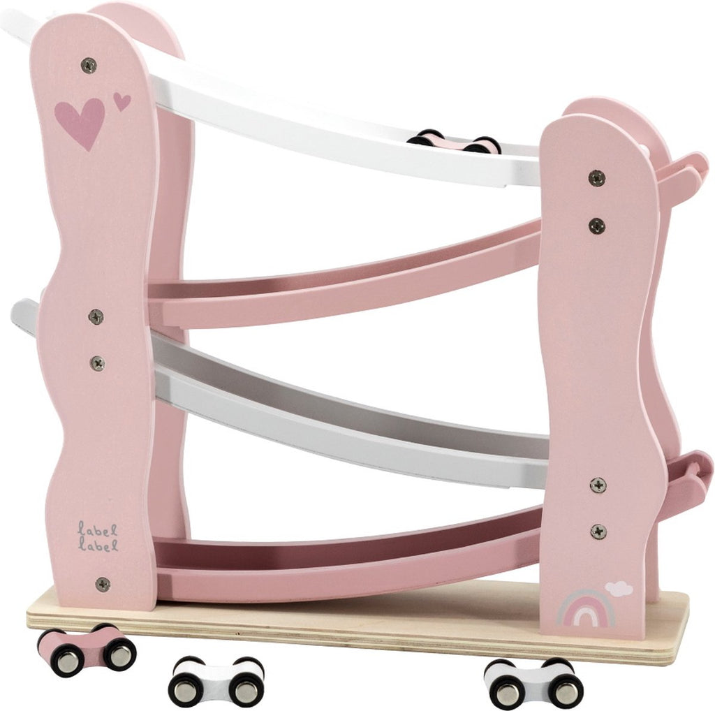 Label Label - Houten Autobaan, Houten speelgoed, Tryco, Keekabuu