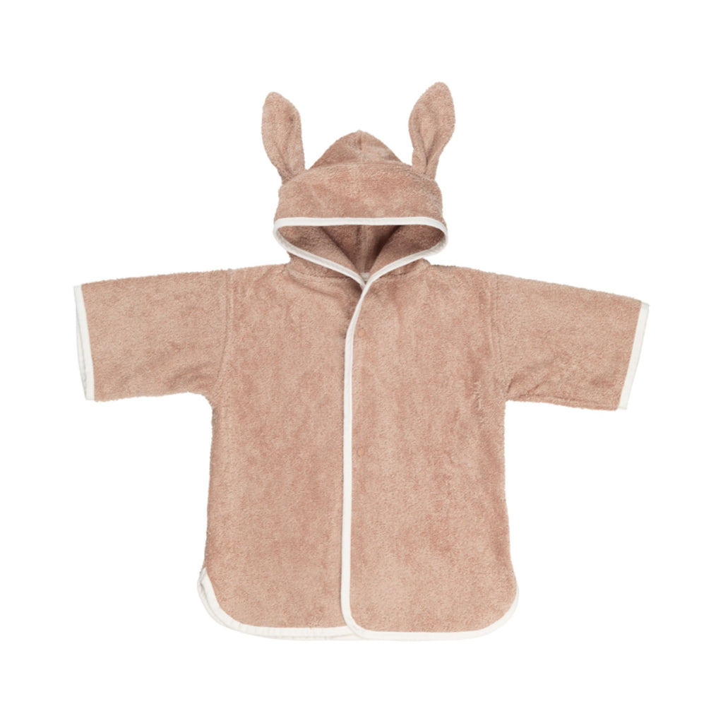 Fabelab - Baby badjas - Konijn - Old Rose, Badjassen, Fabelab, Keekabuu