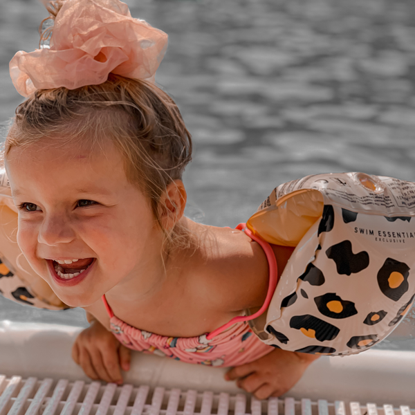 Swim Essentials - Zwembandjes Panter Beige 2-6 jaar, Zwembandjes, Keekabuu, Keekabuu