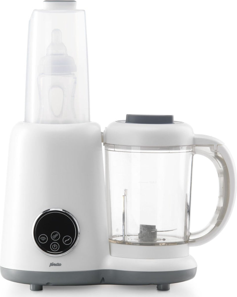 Alecto BFP-66 - 5-in-1 Baby Food Processor - Blender en Stomer - Wit, Food processor, Alecto, Keekabuu